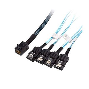 Servers 6Gbps Transmission Rate 7pin SAS Splitter Cable