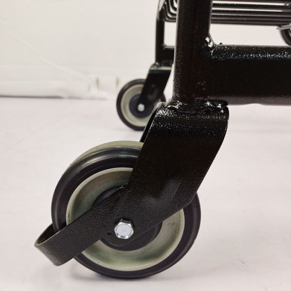 Customized 100L Large Basket Supermarket Shopping Trolley With Handle Small Basket