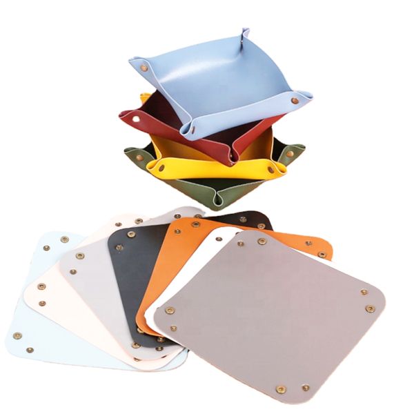 Commercial Buyer E-commerce GLOSSY Multi Purpose Storage Box Containers in PU Leather