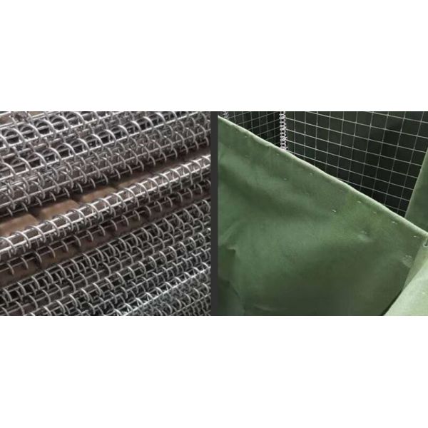 Galvanized Stone Cage Retaining Wall Baskets 76*150mm