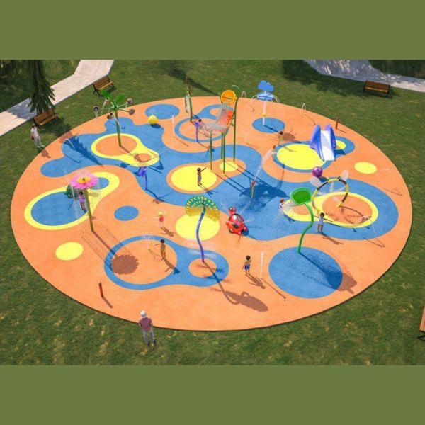 Water Park Kids Swimming Pool Water Sprinkler Pad Water Splash Pad Set for Kids