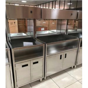 60cm 100cm Width French Fries Chips Display Warmer 304SUS Material