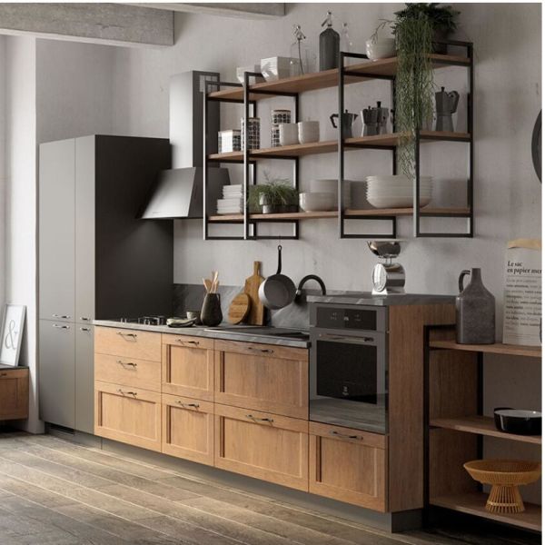 Classic Antique Cupboard Pantry RTA Kitchen Cabinets 20mm Solid wood