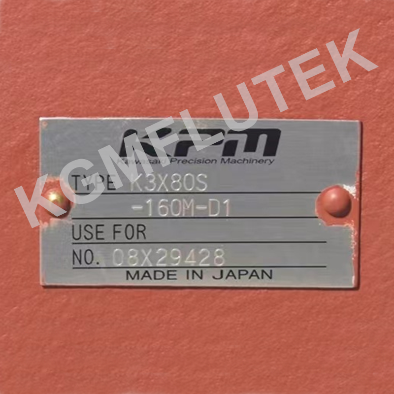 Kawasaki Variable Displacement K3X80S-160M-D1 Axial Piston Motors For Industrial Equipment