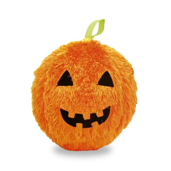 Bounce with PVC Inner Ball Halloween Jack-O-Lantern Stuffed Bouncy Balls