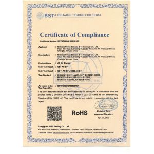 Sichuan Hongshunjin Trading Co., Ltd. Certifications