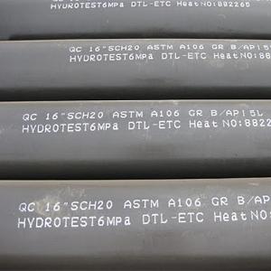 China Galvanized Astm A106 Carbon Seamless Steel Pipe 4mm on sale