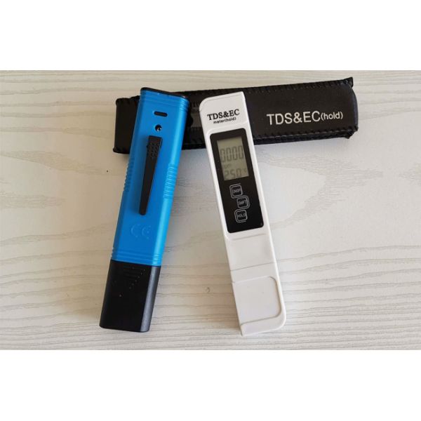White Blue Color TDS Conductivity Meter Temperature Compensation Probe
