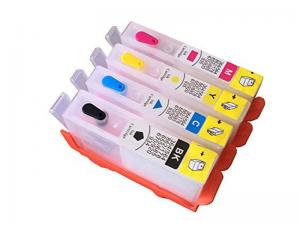 Cheap 4 Colors Compatible Printer Ink Cartridges , Compatible Inkjet Cartridge For HP 655 wholesale
