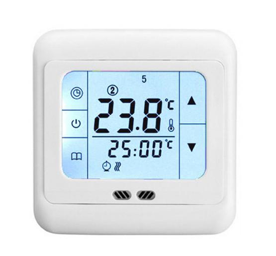 Touch Screen Heating Thermostat AC230V 16A with 3M sensor wire Temperature Controller