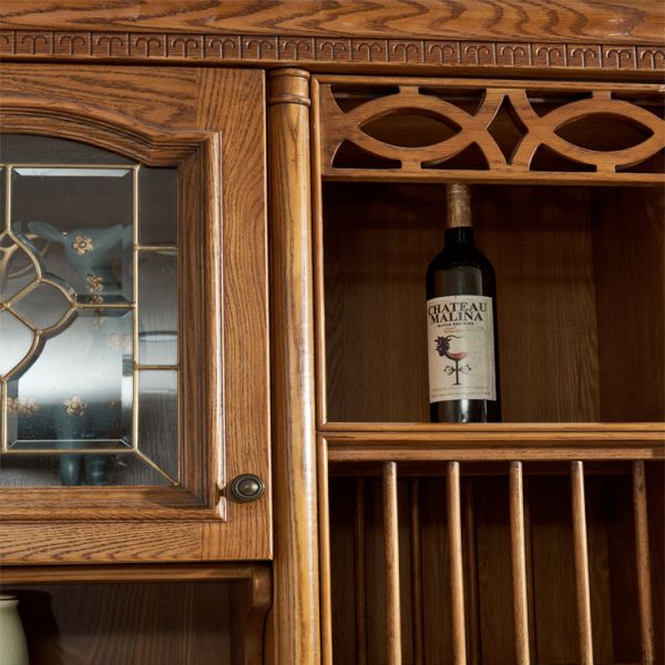 ODM Solid Wood Kitchen Cabinets Units 25mm MDF Door With Lock System