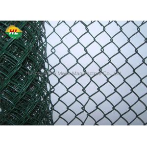 3mm Cyclone Wire Mesh Fencing , 25mtr Diamond Chain Link Fencing