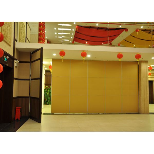 MDF + Aluminum Sound Proofing Movable Folding Internal Doors for Banquet Hall