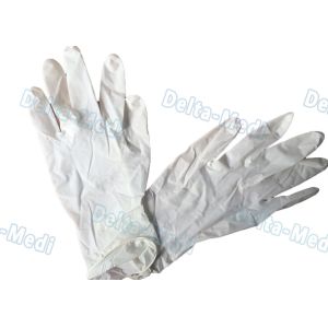Cheap Natural Rubber Disposable Surgical Gloves Latex Examination 18g - 24g wholesale