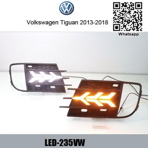 Buy cheap VW Tiguan Volkswagen DRL LED Daytime driving turn signal Fog Lights from wholesalers
