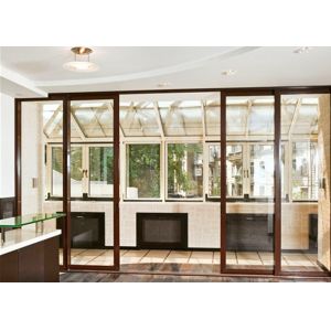 Low-E Glass Sliding Aluminium Door Hinge Adjustment