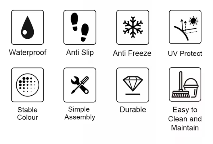 Natural Material Eco-Friendly Enginnnering Fence Composite Fencing Exterior UV-Resistant Waterproof WPC Panel