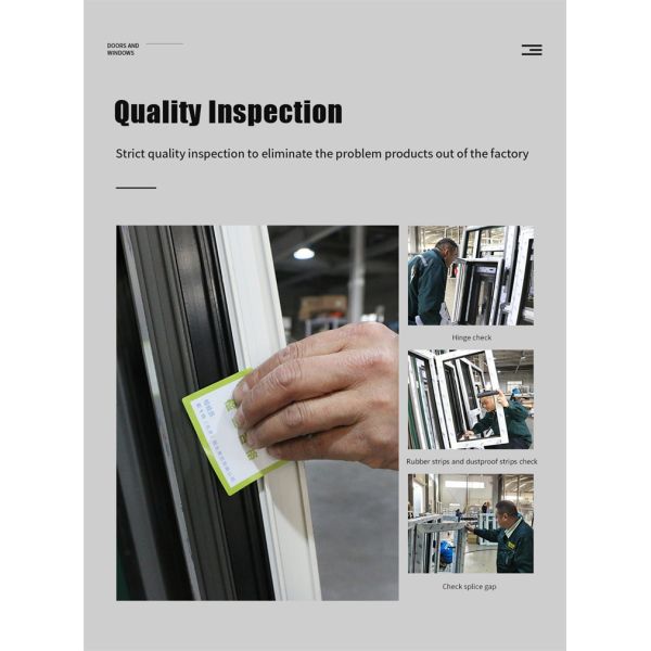 Smart Windows with Aluminum Alloy Frame and Heat Insulation Coefficient K value ≤2.0