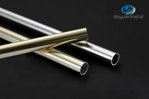 China Round 6063 Extruded Aluminum Tubing , T5 2 Inch Aluminum Pipe on sale