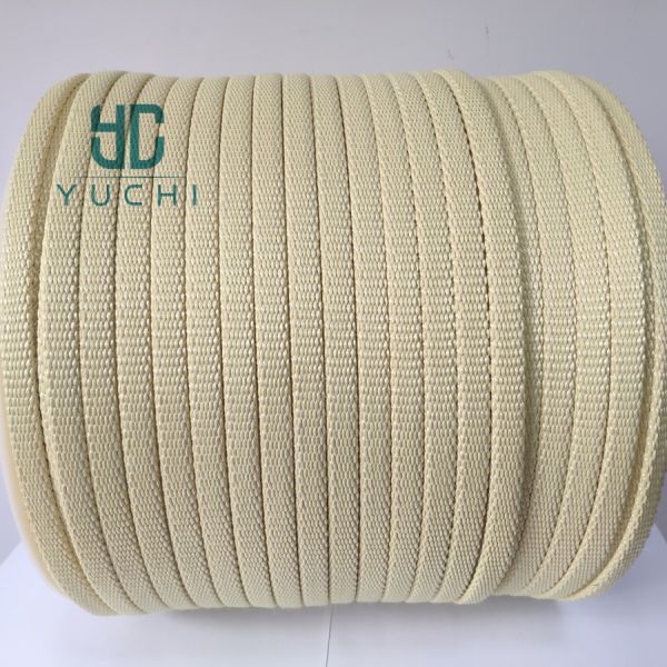 High Temperature Resistant Anti Abrasive Aramid Roller Ropes For Tempered glass Furnaces