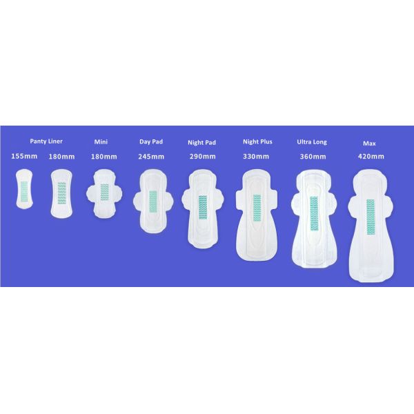 CE ISO9001 Certified Bamboo Sanitary Pads for Women Customized and Eco-Friendly Option