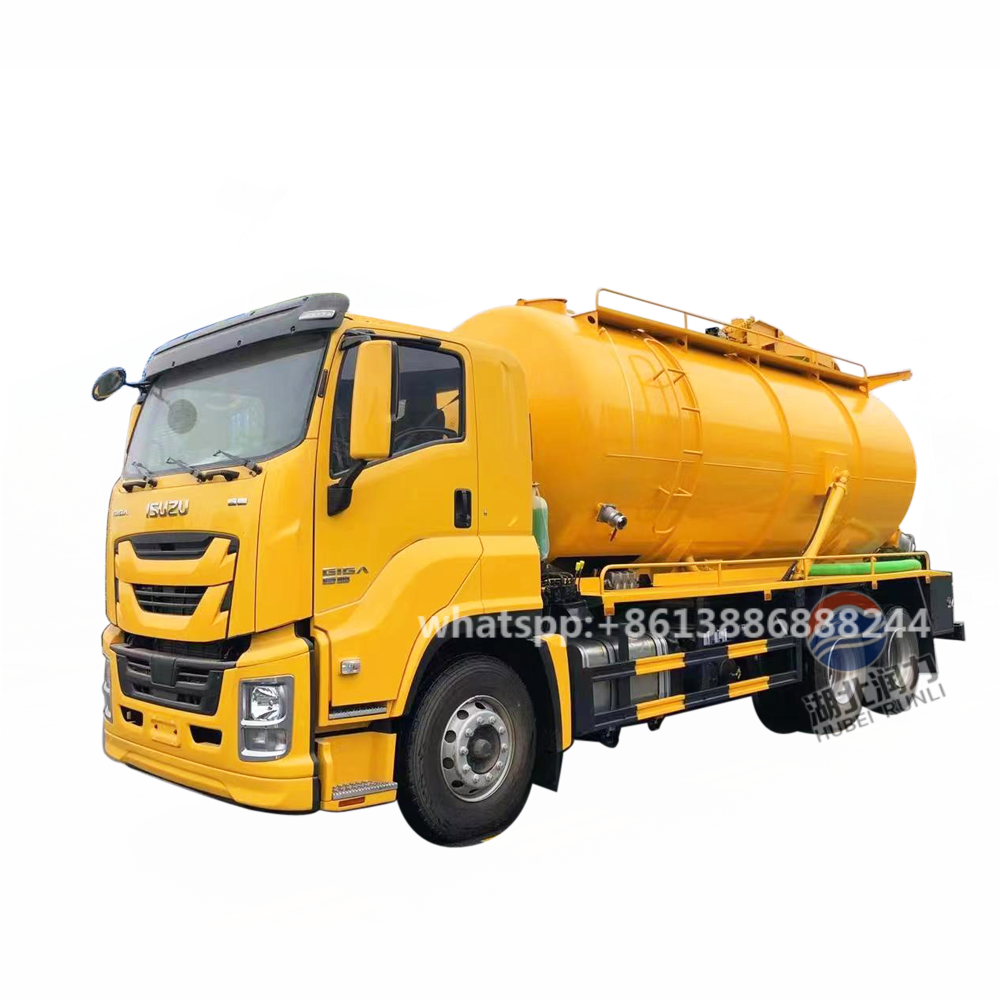 I SUZU GIGA 20000 Liters Suction Sewage Truck Vacuum Tanker