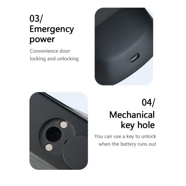 Smart Wifi HD Camera Lock Waterproof Smart Lock Aluminum Alloy