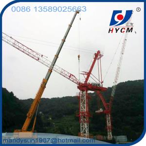 Cheap 6ton 25m jib QTD2520 Luffing Overhead Tower Crane wholesale