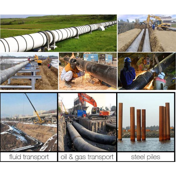 ISO PED TUV Carbon Steel Pipes ASTM A106 GR B SCH 40 Oil Pipe