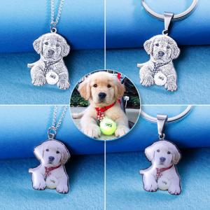 Cheap 0.87in 2.2cm Custom Silver Necklaces S925 Trendy Personalized Dog Tag Necklace wholesale