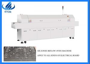 Cheap Middle Speed Six Zones SMT Reflow Oven Machine for electrical board wholesale