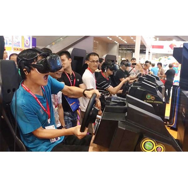 Indoor Playground Racing Driving Simulator Virtual Reality Game 9D Vr Gaming Equipment