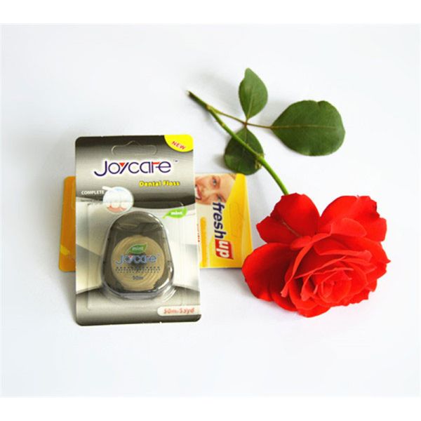 high Europe quality dental flosser without Wax Mint flavored replacement flat wire dental floss