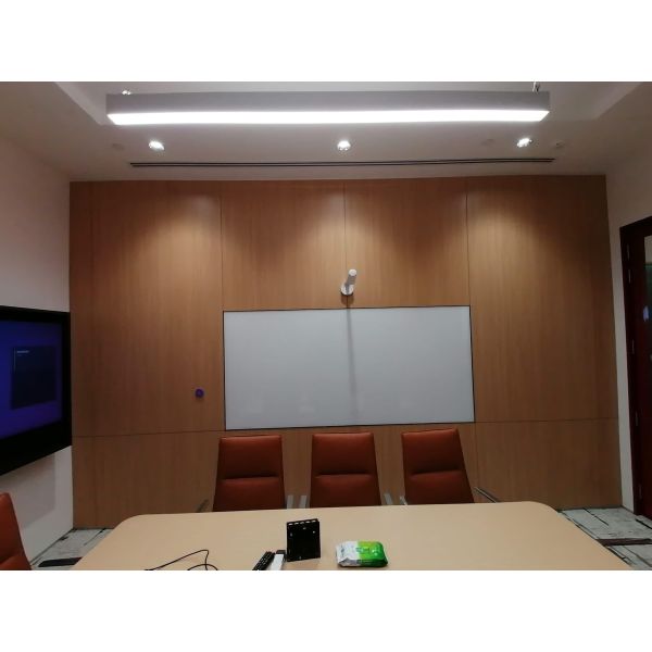 0.5mm Timber Wood Micro Perforated Acoustic Panel Office Soundproof Flame Retardant Board