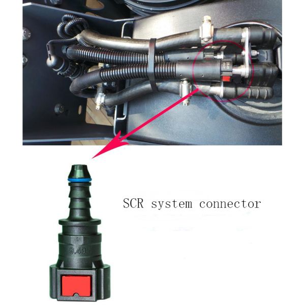 Custom SCR AdBlue Tube Assembly ARLA 32 Urea Injection Hose for Diesel Exhaust SCR Line