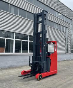 Cheap 1.5Ton Seated Electric Reach Truck High Performance Mast Forklift Truck With 8000mm Lift Height wholesale
