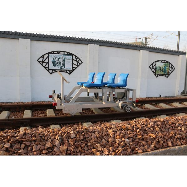 Double Tracks Running Rail Detection Automated Guided Vehicle For Scanning Steel Rails