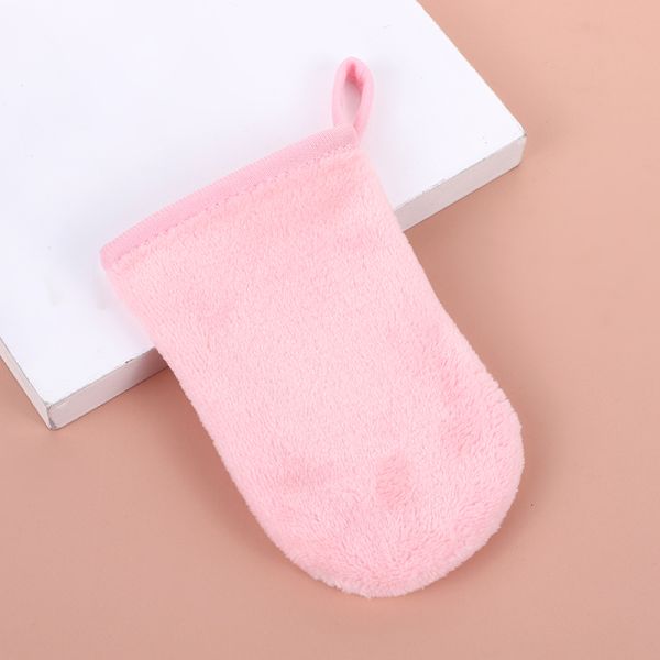 Microfiber Makeup Removal Mitt Facial Cleaning Makeup Remover towel Mitt