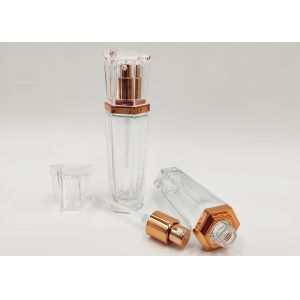 Winly 30ml 1oz Clear Glass Bottle With Lotion Pump