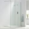 Transparent Bath Shower Screen Glass Panel  Tempered Glass Safety for sale