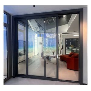 AS2047 Aluminum Frameless Modern Double Pane Tempered Clear Glass Window