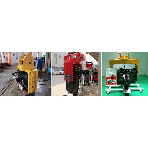 25ton L25m Sheet Pile Driving Excavator Pile Hammer