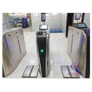 China 304 Stainless Steel Esd Pedestrian Turnstile Intelligent Barrier Gate on sale