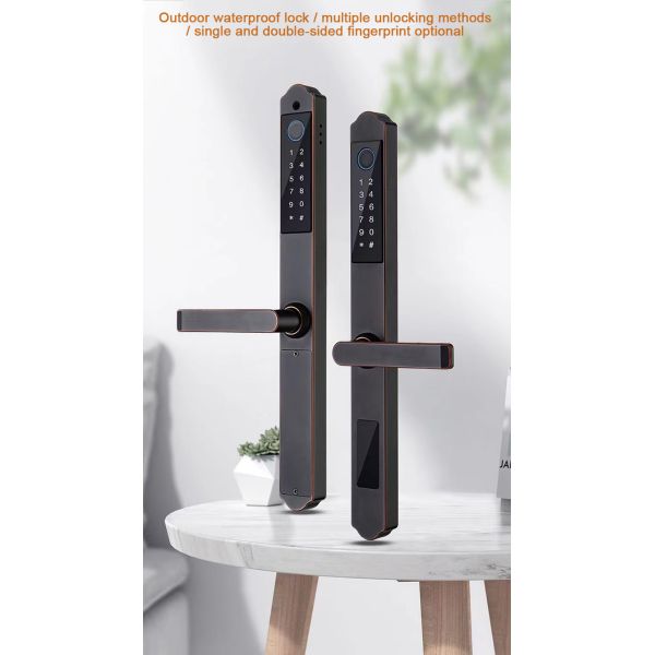 TuyaSmart Waterproof Door Lock WiFi Double Side Fingerprint Smart Lock