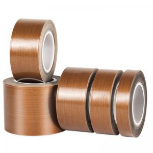 Cheap Heat Resistant Fiberglass PTFE Teflon Adhesive Tape Self Adhesive Sealing wholesale