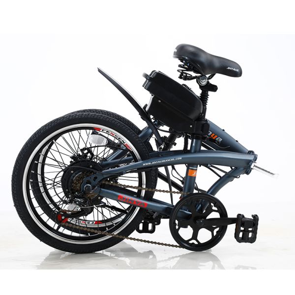 20 Inch Folding Electric Bike 36v 6 SPEED Removable Lithium Battery For Outdoor Cycling