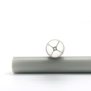 Profiled Extrusion ABS Pipe High Temp Resistance Flexible Wire Conduit