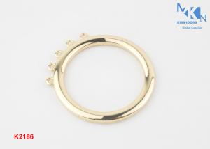 Cheap Shiny Decorative Metal O Ring Buckle Bag Making Accessories RustProof wholesale
