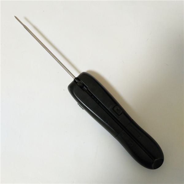 Food Cooking Folding Probe Thermometer / Timer With Meat Taste Preset