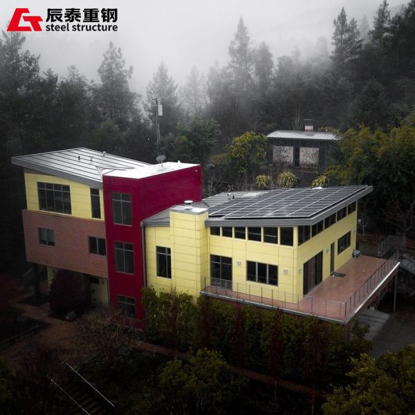Steel Structure Apartment Modern Prefab Architecture Building Construction